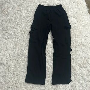 Garage Black Cargo Sweats